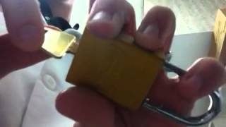American 1100 Series Padlock Bumped Open First Try