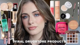 FULL Face of Drugstore Makeup! NEW PRODUCTS!