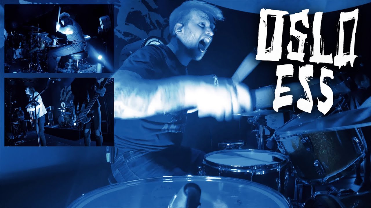 Oslo Ess - Kakerlakkene/Alt Jeg Trenger (live, drum cam. Aladdin Scene. Halden, Norway)