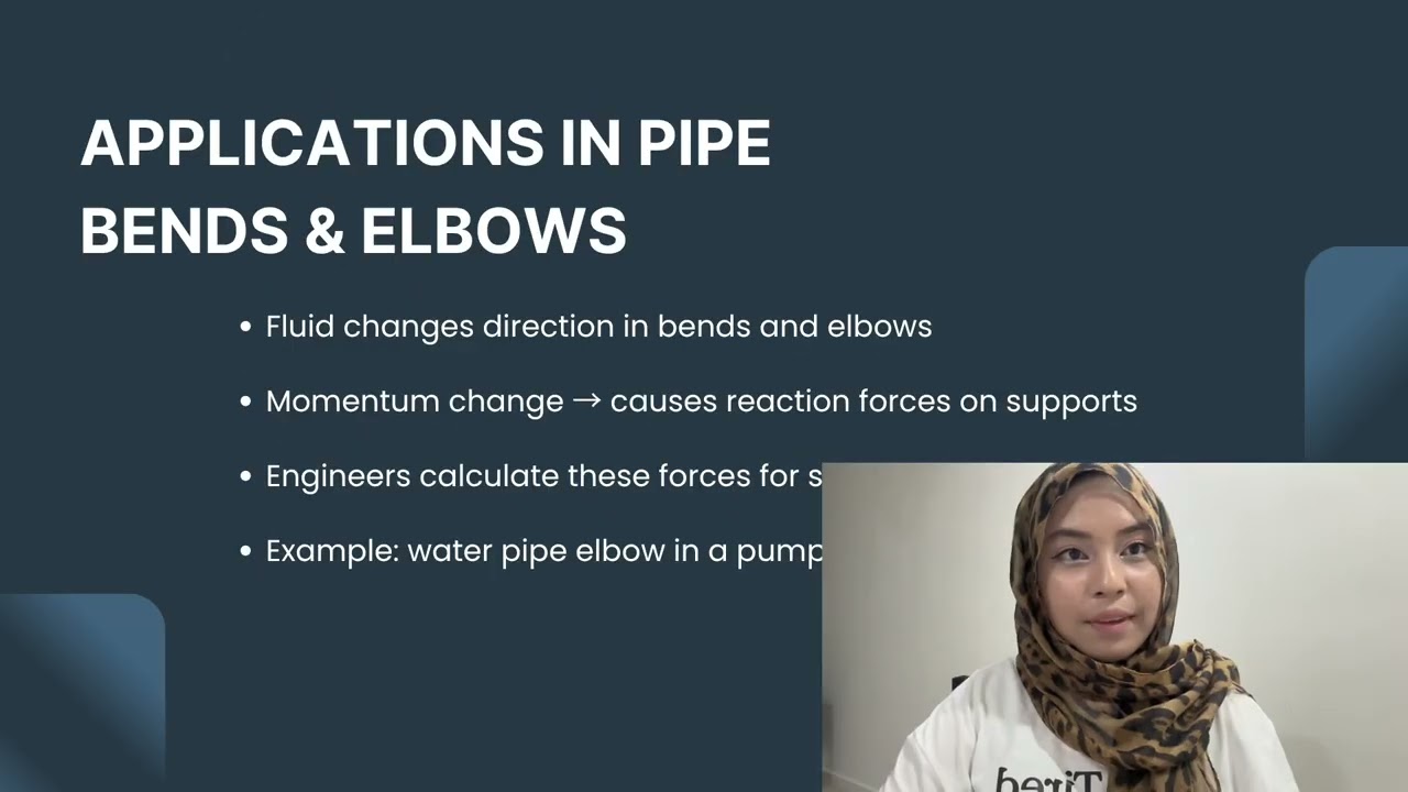PRINCIPLES AND APPLICATIONS OF MOMENTUM IN PIPE FLOW ANALYSIS