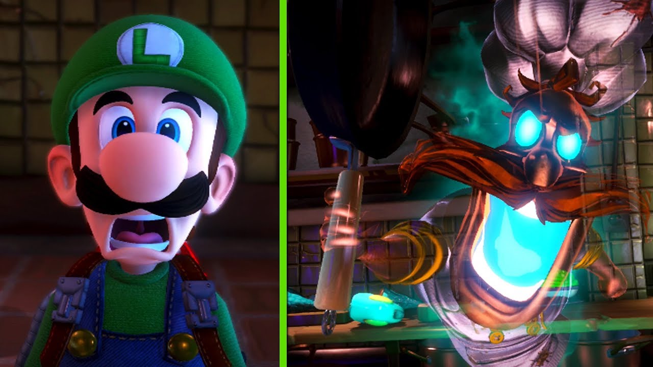 HIER SCHROK IK VAN !! | Luigi's Mansion Let's Play #3