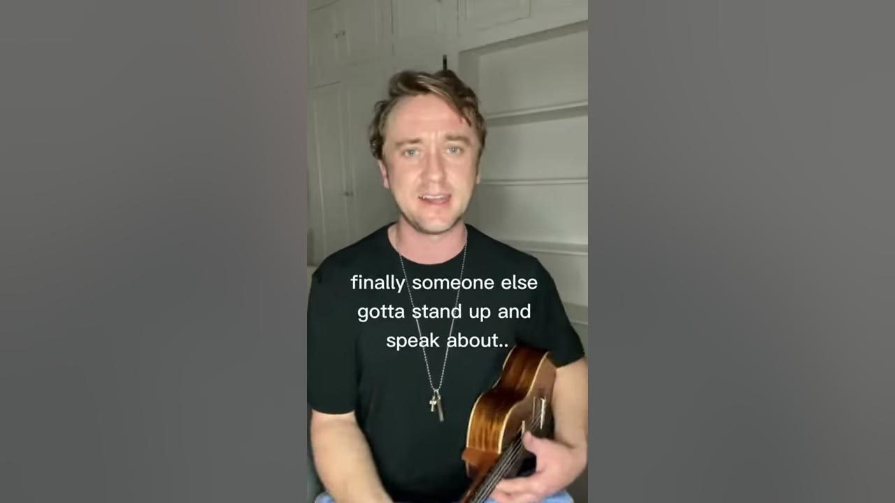 Tom Felton sings about teen mental health 🥺! Creds to @tomfeltonedits