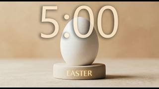 5 Minute Easter Countdown | Minimalist Aesthetic Timer