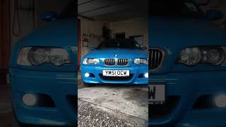 The e46 bmw m3 laguna seca blue gets a good clean and a wheel refurb #restored #carrestoration #bmw