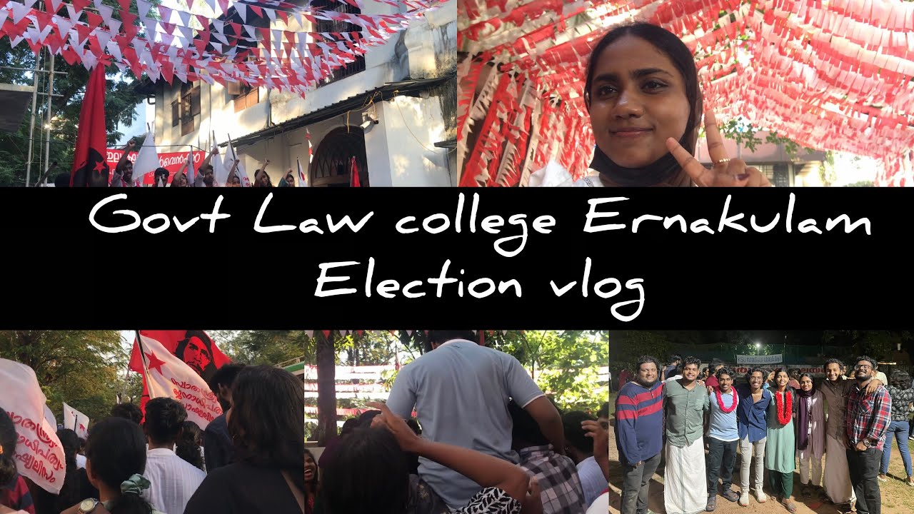 Election Vlog 2023 🔥 ️ Government Law College Ernakulam Vlog 02