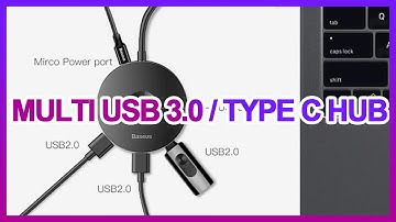 BASEUS MULTI USB 3.0 / TYPE C HUB