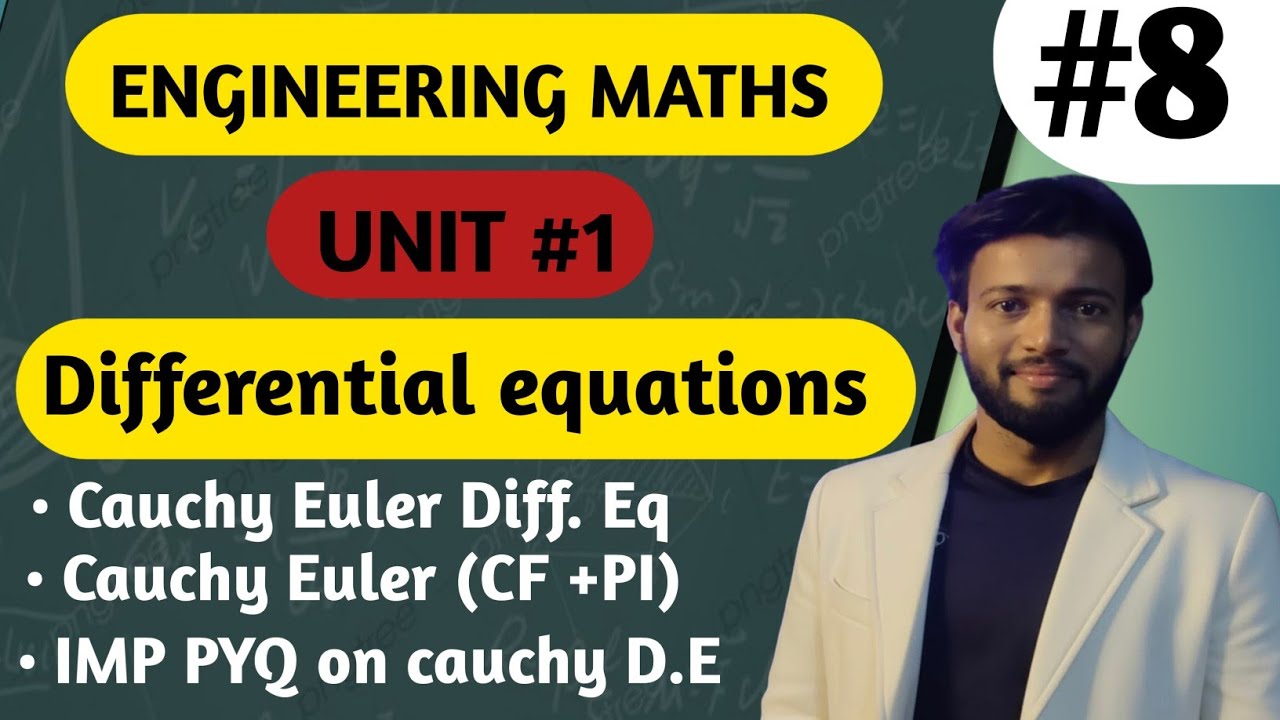 Cauchy–Euler Differential Equation | Differential Equations | Lec No.8 | | Engineering maths |