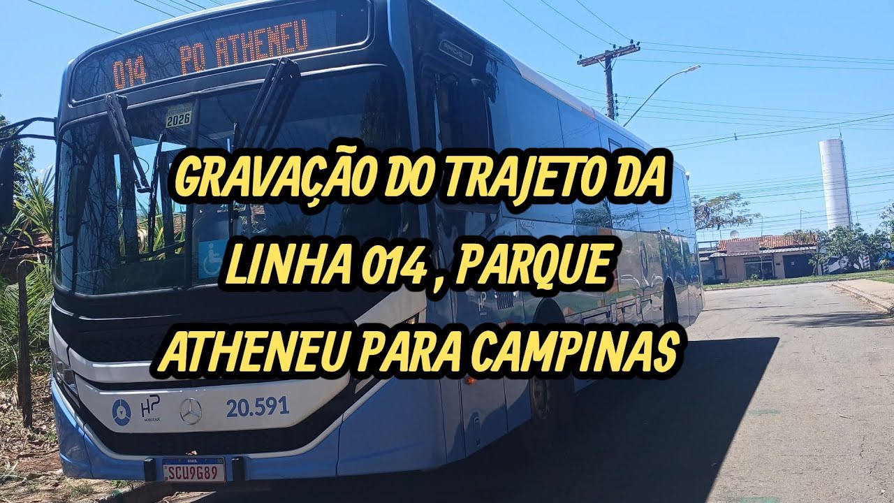 LINHA 014 , PARQUE ATHENEU PARA CAMPINAS,  RMTC GOIÂNIA 