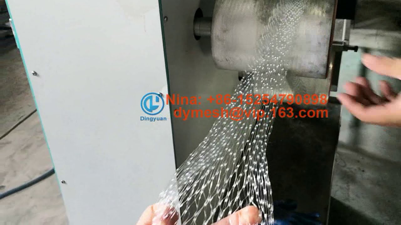 plastic packing mesh bag machine fruit mesh bag machine-+8615254790898