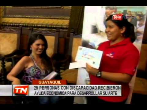 25 personas con discapacidad recibieron ayuda económica para desarrollar su arte