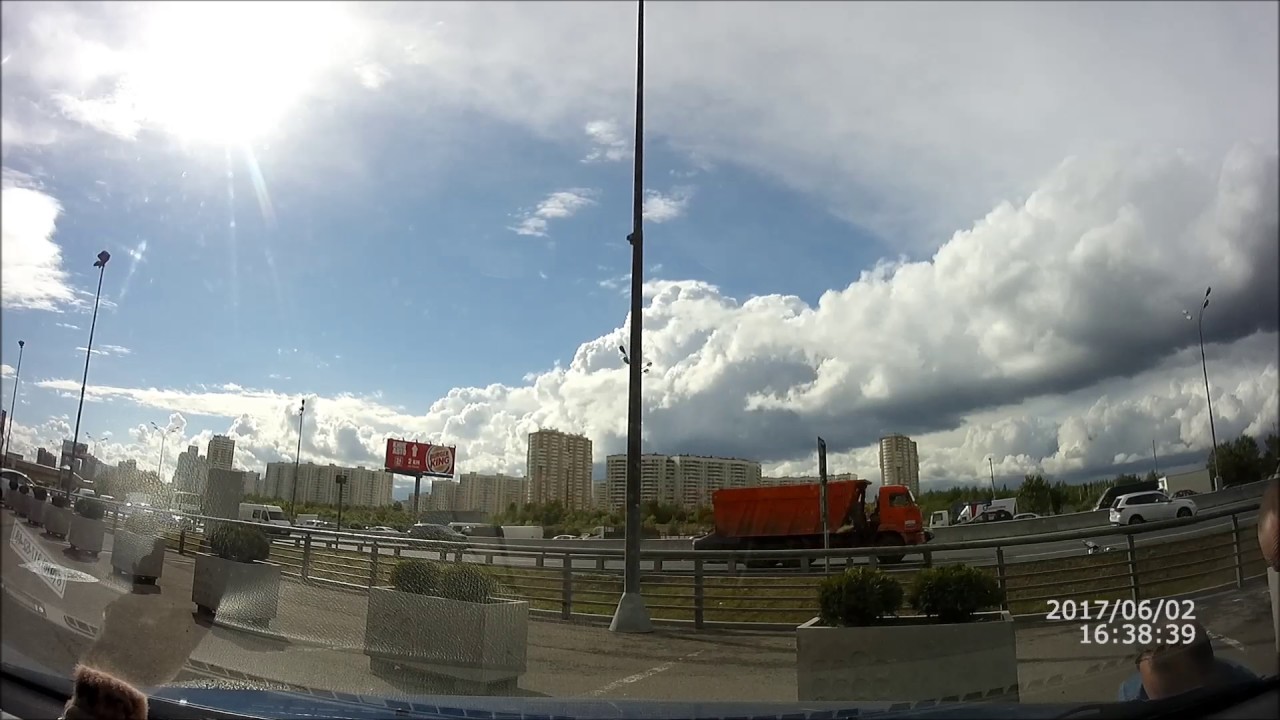 Пробил колесо - YouTube