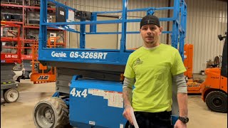 How to Operate a Genie GS3268RT Scissor Lift
