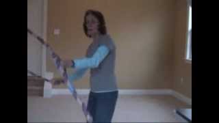 Under the Leg Crazy 8 Weave Hooping Tutorial