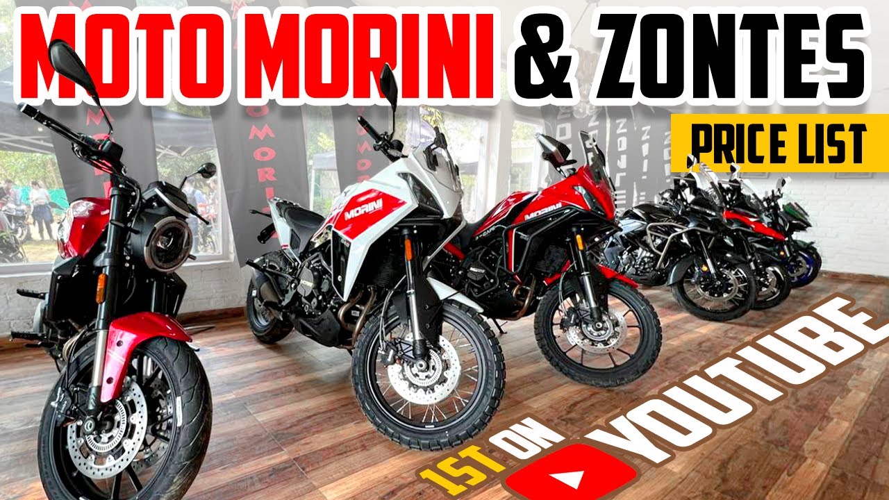 2022 Moto Morini & Zontes 350 All 9 Bikes in India Complete Price List