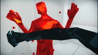 SUPERHOT agent in an elevator fight