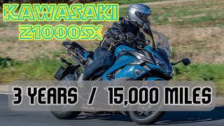 Riding The Kawasaki Z1000SX/ninja 1000SX For 15000 Miles In 3 Years: A Real Owner's Review