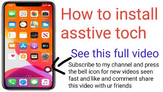 How to install a AssistiveTouch on iPhone screenshot 4