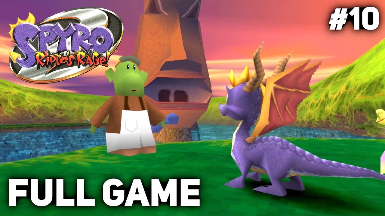 100% Idol Springs & Glimmer - Spyro 2: Ripto's Rage! PS1 - Full Game Walkthrough No Commentary #10