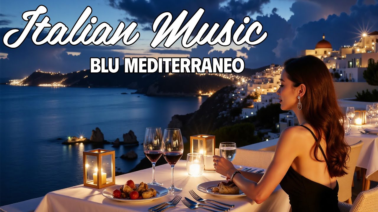 🎶 Italian Vibes & Mediterranean Music 🎶 2+ Hours Scenic Amalfi Coast & Lake Como Relaxation 4K