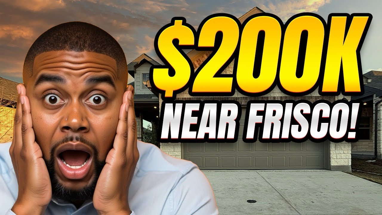 Moving to Dallas Texas? $200K New Construction Near Frisco (Low 1.99 % Rate)