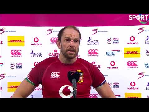 Alun Wyn Jones on the Lions defeat to the Springboks in the second test.