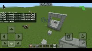 How to make a parkour using a command block in Minecraft 