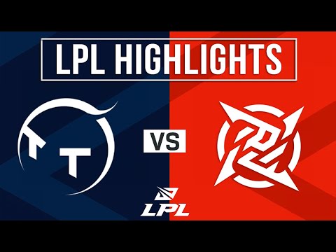 TT vs NIP Highlights ALL GAMES | LPL 2025 Split 3 | ThunderTalk Gaming vs Ninjas in Pyjamas