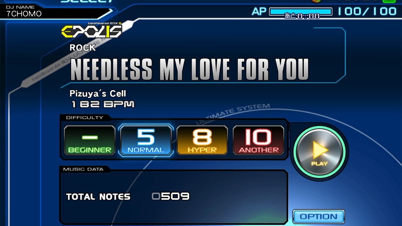 beatmaniaIIDX - NEEDLESS MY LOVE FOR YOU SP - YouTube
