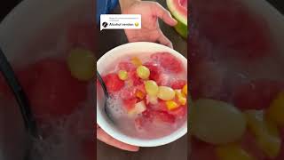 Boozy Hwachae Korean fruit punch with soju 21+