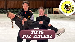 Eislaufen lernen: Eistanz-Crashkurs für Reporterin Luisa | Tigerenten Club | SWR Plus