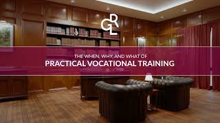 The when, why, and what of practical vocational training