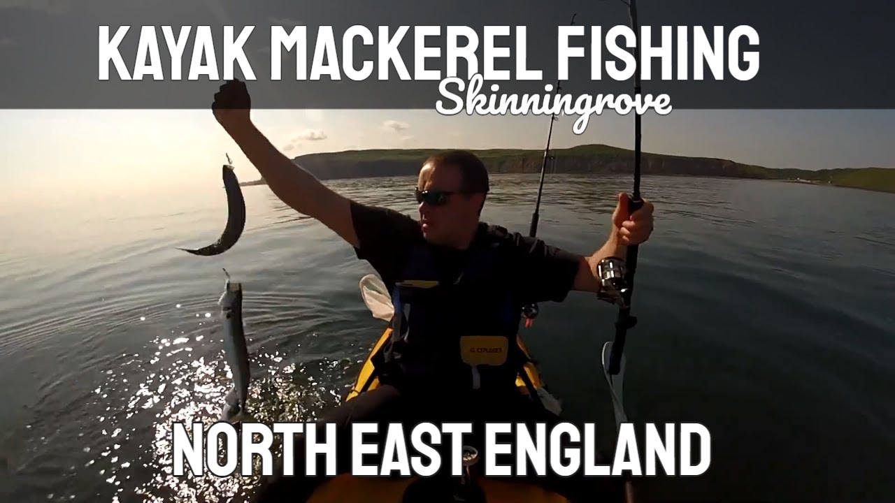 Mackerel Fishing Kayak Sea Fishing for Mackerel Skinningrove UK