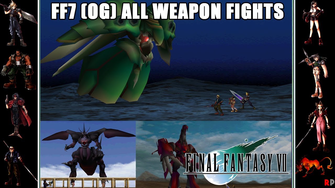 Final Fantasy VII (OG): All Weapon Fights