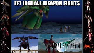Final Fantasy VII (OG): All Weapon Fights
