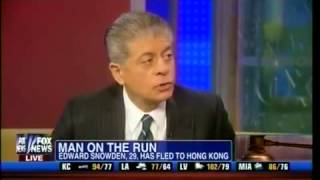 A Hero Or Traitor! Edward Snowden, 29, Has Fled To Hong Kong   Judge Andrew Napolitano