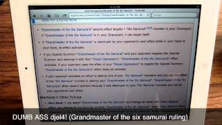 DUMB ASS dje14! (Grandmaster of the six samurai ruling) DUMB ASS dje14! (Grandmaster of the six samurai ruling)