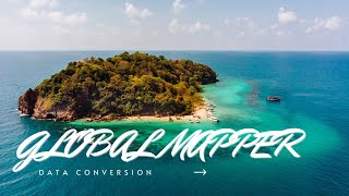 CONVERT DATA KML KMZ USING GLOBAL MAPPER AND OPEN WITH ARCMAP #KMLtoKMZwithGlobalMapper