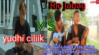 Adu nyanyi lagu IBU-azam nur mukzizat : yudhi Cilik [yc team] VS Rio jabag ( karwek vlog)