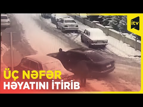 Qarlı hava şəraitinə görə baş verən yol qəzalarında üç nəfər həyatını itirib