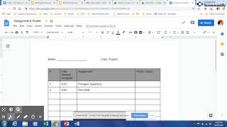Screencast Sample
