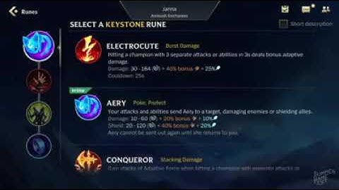 Giới Thiệu Bảng Ngọc Trong Tốc Chiến - Runes