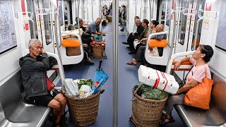 Chongqing Says Yes To Farmers Carrying Bamboo Baskets On The Subway