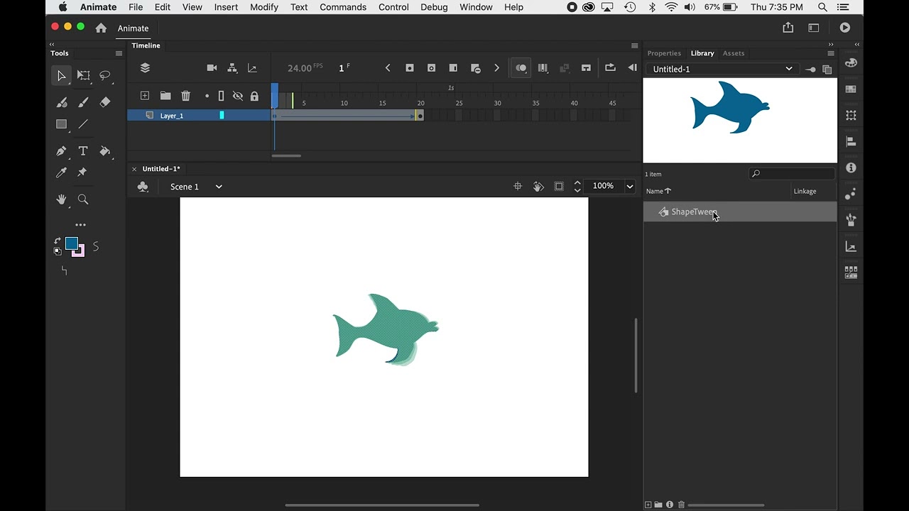 ShapeTween MotionGuide