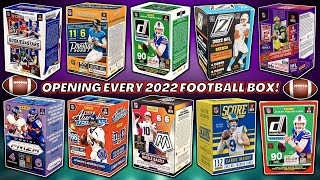 *OPENING EVERY BOX OF FOOTBALL CARDS FROM THE 2022 DRAFT CLASS!🏈 NICE PULLS GALORE!😱