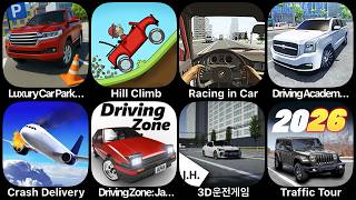 Luxury Car Parking, Hill Climb, Racing in Car, Driving Academy, Crash Delivery, Driving Zone screenshot 3