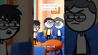 How Americans mock a British accent… instant fish & chips mode 😂 #comedy #animations #british #fyp