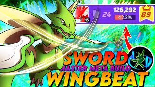 THIS SWORD DANCE SCYTHER IS GODLY WITH THIS INSANE WINGBEAT DANCE META BUILD!!! | Pokemon Unite