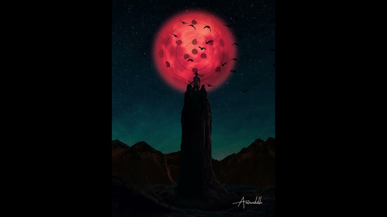 Sharingaan concept art🔥 with cool beats🤘 | Aniruddh Edits