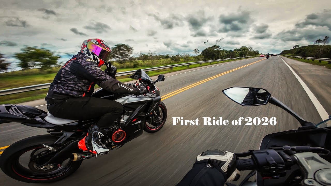 First Ride of 2026 | ASMR | DJI Osmo Action 4 | CFMOTO 300SR YOSHIMURA R77 [POV 4K]