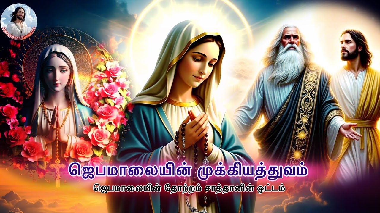 ஜெபமாலை/Rosary/How to pray Rosary / History of Rosary in tamil/ Apparition of Mary